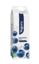 Йогурт питьевой Yoguru Черника 1,5% 500 г (15*0,5 кг)  Минская марка