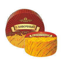 Беловежский Сливочный сыр ГОСТ 45% Круг (2*6,5кг) Белоруссия