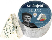 БЛЮ Schonfeld  сыр с Голубой плесенью 54%  (2*2,2кг) Белоруссия