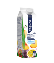 Йогурт питьевой Yoguru Персик-маракуйя 1,5% 500 г (15*0,5 кг)  Минская марка