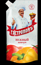Кетчуп ГАСТРОНОМЪ 400гр Нежный д/пак (12) 
