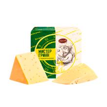 Мирослава МИСТЕР ГРИНН сыр с пажитником 50% КУБИК (8*2,5кг) 