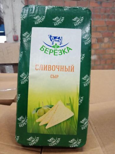 Берёза Сливочный сыр 50% БРУС  (3*3,5кг) Белоруссия. 