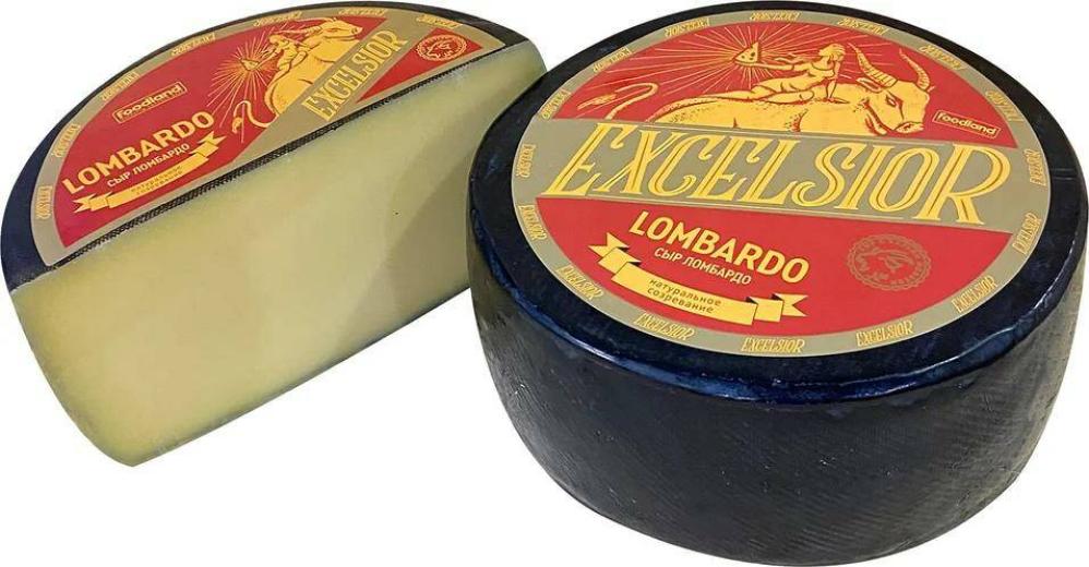 ЛОМБАРДО сыр с козьим молоком Латекс мини круг 45% (2*4кг) Семикараковский