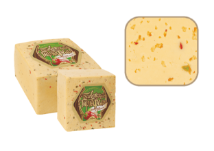 Беловежский трюфель Сыр с Паприкой и Чесноком 40% Цилиндр (4*1,2кг) 