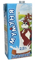 Молоко Мумуня 2л 2,5% тетра/брик(6)