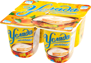 Услада молочная 1,2% 95гр. Абрикос (24)