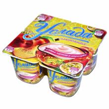 Услада сливочная 5,1% 95гр. Персик/Маракуйя (24)