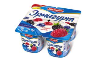 Эрмигурт Молочный 3,2% 100гр. Лесная ягода (24)