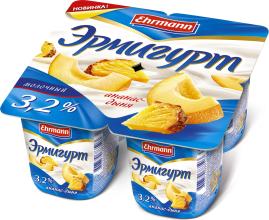 Эрмигурт Молочный 3,2% 100гр. Ананас-Дыня (24)