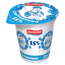 Сметана Сметановна 15% 185гр. (12)