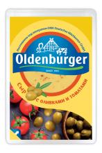 Сыр с оливками и томатами  50% "Oldenburger" сегмент (1*3кг) Бобровский МСЗ