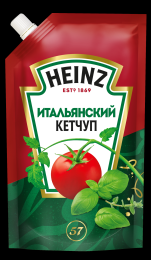 Кетчуп Heinz ИТАЛЬЯНСКИЙ 320гр д/пак (16)