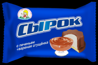 Глазированный сырок на Печенье СГУЩЕНКА 40гр 20% 6355 (40) Молочная страна