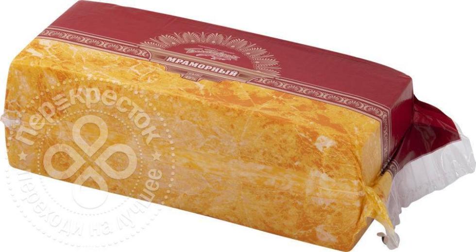 Мраморный  сыр 45% БРУС (5*3кг) Здравушка