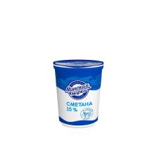Сметана 380 г. 15%  (1*12) Минская марка. ММЗ