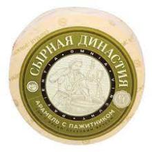 Пружаны АРАМЕЛЬ сыр с пажитником 50% КРУГ(2*9кг) Белоруссия