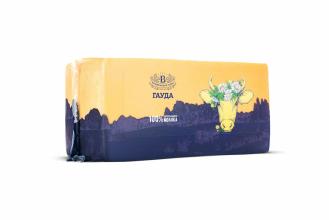 Беловежский ГАУДА сыр 45% БРУС (4*4,2 кг) Белоруссия