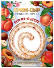 Крем сыр сливочный Персик-фундук 120 гр (10шт) Россия