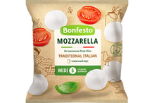 Моцарелла Сыр мягкий  45% 125гр (5 шариков) (6) ТМ Бонфесто