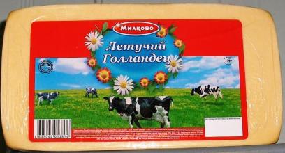 Голландский сыр ГОСТ брус 45% (4*6кг) Грин Чиз Плюс