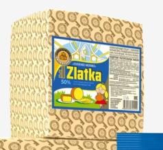 Златка ZLATKA 50% КУБ с ЗМЖ (6*2,5кг) Топлёное молоко КМЗ