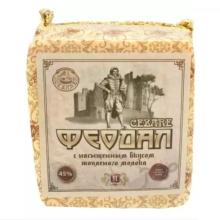 Чезаре Феодал со вкусом топл молока сыр 45% КУБИК (8*2кг)Белоруссия