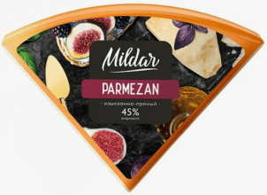 Пармезан 45% Сегмент (4*0,600 кг )  Милдар