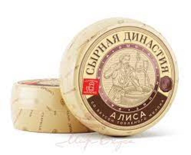 Пружаны АЛИСА сыр со вкусом топл.мол 50% Круг (2*9кг) Белоруссия