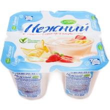 Кампина Нежный 1,2% 100гр Банан-Клубника (24)