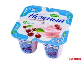 Кампина Нежный 1,2% 100гр.вишня (24)