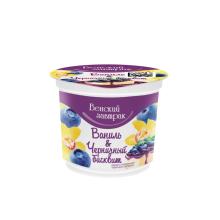 Десерт творожный Ваниль и черничный бисквит 150 г. 4% (1*10) Венский завтрак. ММЗ