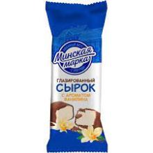 Глазированный сырок с Ванилином 45гр 23% 6469  (20) ТМ Минская Марка