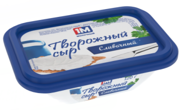 Творожный сыр 65% СЛИВОЧНЫЙ 120 г. (9) Венский завтрак 