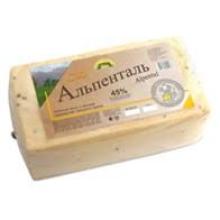 АЛЬПЕНТАЛЬ сыр с пажитником 45% брус (4*4,5кг) ММЗ