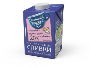 Сливки 33%  Стер. с крышкой 0,5л. (1*12шт.) Гродно 