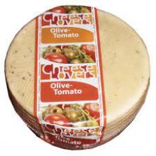 НОВИНКА! Cheese Lovers сыр с оливками и томатами 50% круг (2*3кг) Бобровский МСЗ, Россия 