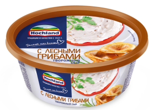 Хохланд 140г (6шт) ванна творож. лесные грибы