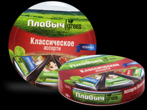 Плавыч сыр 140гр сегмент (16) ассорти