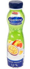 Альпенланд питьевой 1,2% 290гр. Персик-Маракуйя (6) 