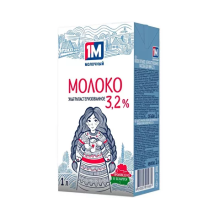 Молоко "1М Молочный" 1л 3,2% (12) Белоруссия