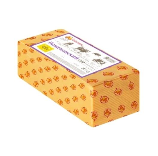 Пошехонский сыр 45% БРУС (5*3кг) Юговский