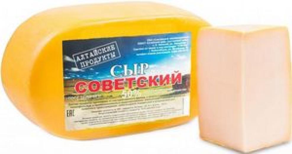 Советский сыр тв.парафин 50% брус (5*4кг) Грин Чиз Плюс