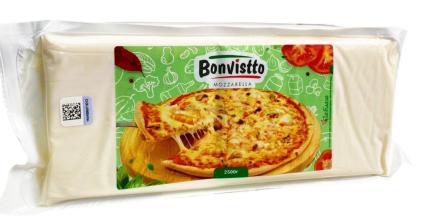 Моцарелла Бонвисто 40% брус (10*1кг) Белоруссия