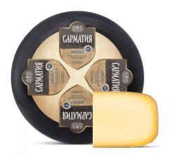 Грюйер Выдерж. сыр САРМАТИЯ 45% (1*5,5кг) Беларуссия.